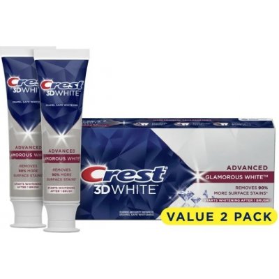 Procter & GambleCrest 3D ADVANCED GLAMOROUS WHITE 2 x 93 g – Hledejceny.cz
