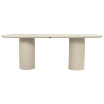 Hartman Valencia zahradní jídelní stůl s keramickou oválnou deskou 280x100cm beige – Hledejceny.cz