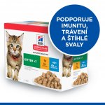 Hill's Science Plan Kitten mix kuře ryba 12 x 85 g – Hledejceny.cz