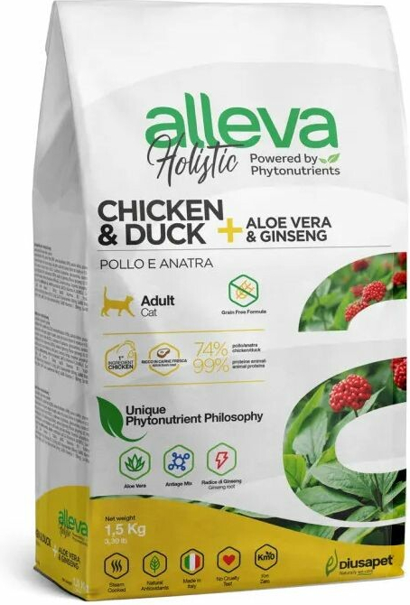 Alleva Holistic Cat Adult Chicken & Duck 1,5 kg