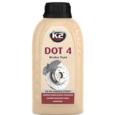 K2 Brzdová kapalina DOT 4 250 ml – Hledejceny.cz