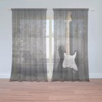 Záclony Kytara: 2 ks - 150x250 cm - Sablio – Hledejceny.cz