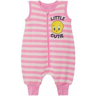 Dětský overal na spaní s BIO bavlnou světle růžová – Zboží Dáma