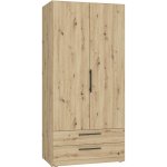 Maro Šatní skříň 100x213 cm dub artisan CDXS87-D78 – Zboží Dáma