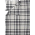 Livarno povlečení z jemného flanelu kostka/šedá 140x200 70x90 – Zboží Dáma