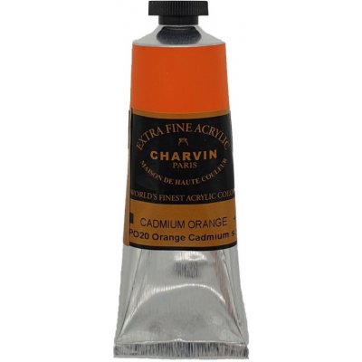 Charvin akrylová barva extra Fine 60 ml cadmium orange 414 – Hledejceny.cz