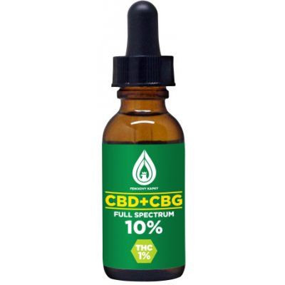 Fénixovy kapky 10 % 5% CBD + 5% CBG THC 1 % 10 ml – Zbozi.Blesk.cz