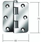 Speciální závěs 75 x 65 mm, ocel pozink – Hledejceny.cz