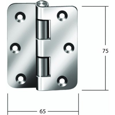 Speciální závěs 75 x 65 mm, ocel pozink – Zboží Mobilmania