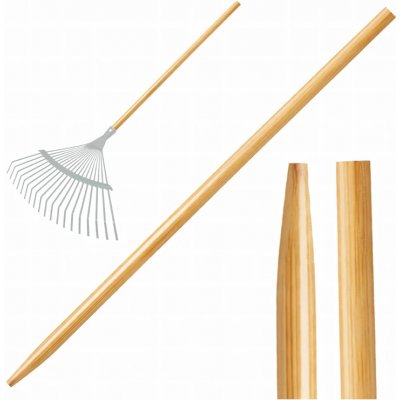 Jipos Tools Dřevěná násada na koště 120 cm bez závitu R2262 – Sleviste.cz