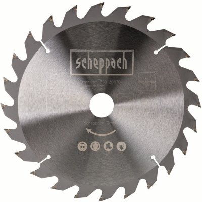 Scheppach pilový kotouč TCT 250/30 x 2,4, 24 zubů – Zboží Dáma Scheppach pilový kotouč TCT 250/30 x 2,4, 24 zubů – Zboží Dáma