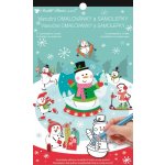 Samolepky a omalovánky vánoční Santa – Zboží Mobilmania
