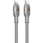 Wekome WDC-C33 opletený nabíjecí a datový USB-C na Lightning 1,2m šedý – Hledejceny.cz