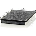 MANN-FILTER Filtr, vzduch v interiéru CUK2672 – Hledejceny.cz