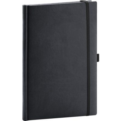 NOTIQUE Notes Aprint černý linkovaný 15 x 21 cm – Zboží Dáma