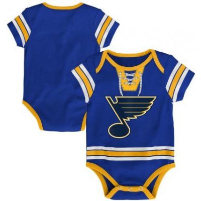Outerstuff Dětské body St. Louis Blues Hockey Pro Creeper Plain Back Batole – Hledejceny.cz