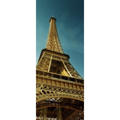 WEBLUX 44011733 Samolepka na lednici fólie Eiffel Tower Eiffelova věž Paříž Francie rozměry 80 x 200 cm – Zboží Mobilmania