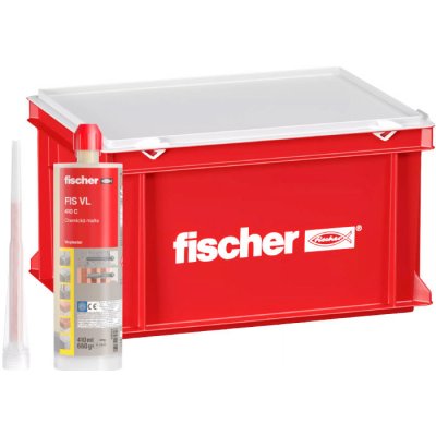 Chemická malta fischer FIS VL 410 C HWK (BOX 16ks FIS VL 410 C + 32ks FIS MR Plus) – Zboží Mobilmania