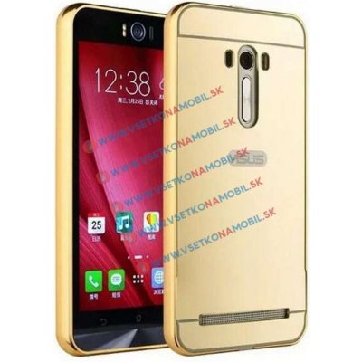 PROTEMIO 3374 Ochranný zrcadlový obal Asus Zenfone 2 Laser 5.0 "(ZE500KL) zlatý