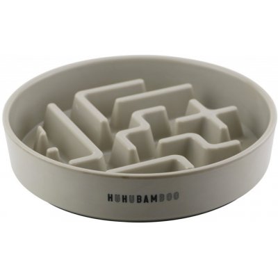 Miska Huhubamboo protihltací šedá průměr 23 cm – Sleviste.cz