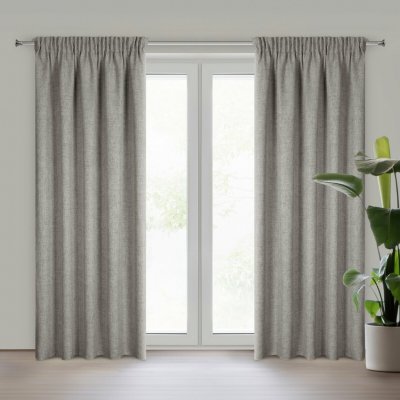 EUROFIRANY ZÁVĚS NA PÁSCE JULA2 140X270 CM TMAVĚBÉŽOVÁ – Hledejceny.cz