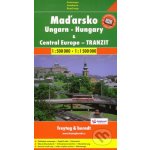 Svojtka Lonely Planet Automapa Maďarsko a Střední evropa tranzit 1:500 000 1:1 500 000