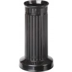 Váza hřbitovní rovná černá - těžké dno – Hledejceny.cz