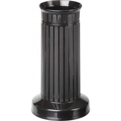 Váza hřbitovní rovná černá - těžké dno – Hledejceny.cz