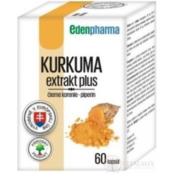 EdenPharma kurkuma extrakt plus 60 kapslí