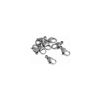 Karabinka z chirurgické oceli, 13x7 mm (30 ks) – Zboží Mobilmania