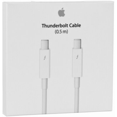 Apple MD862ZM/A Thunderbolt, 0,5m, bílý – Zboží Mobilmania