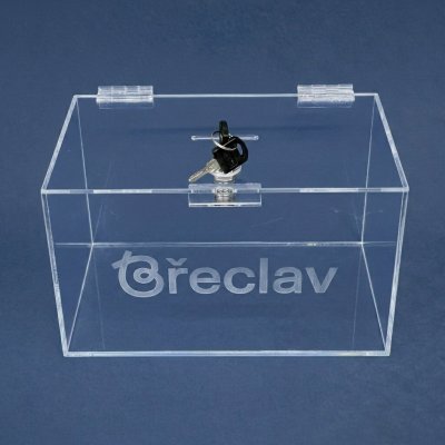 Kasička pokladnička 300x200x200 mm s gravírováním – Hledejceny.cz