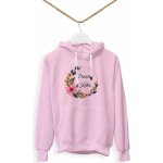 Personal dámská mikina s vlastním textem Družička květiny Růžová – Zboží Dáma