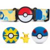 Figurka Jazwares Pokémon Clip and Go Poké Ball s páskem Pikachu