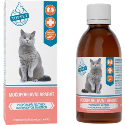 Topvet Močopohlavní aparát sirup pro kočky 200 ml – Hledejceny.cz