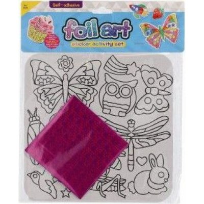 Teddies Kreativní sada kouzlení s fóliovými obrázky třpytivé zvířata v sáčku 22x27cm – Hledejceny.cz
