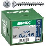 Spax Vrut zápustná hlava PZ W 4C MH 3,5 x 16 mm (1000 ks) – Hledejceny.cz
