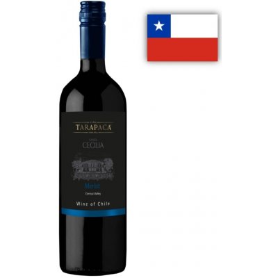 Tarapacá Santa Cecilia Merlot 0,75 l (holá láhev) – Hledejceny.cz