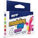 MFP 5301172 Modelovací hmota 6 ks barev NEON 100g – Hledejceny.cz