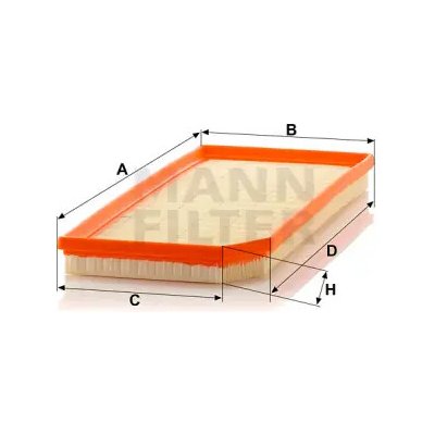 MANN FILTER Vzduchový filtr C 41 002 – Hledejceny.cz