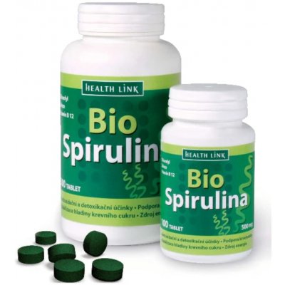 Health Link Bio Spirulina 500 mg 100 tablet – Hledejceny.cz