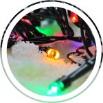 Solight LED venkovní vánoční řetěz 200 LED 20m přívod 5m 8 funkcí časovač IP44 vícebarevný; 1V102-M-1 – Zboží Mobilmania