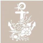 Cadence Šablona Cadence 21x30 cm Kotva – Zboží Dáma