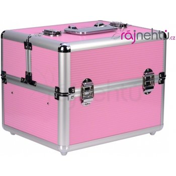 Kufřík kosmetický XL 32x24,5x25 cm růžový od 1 277 Kč - Heureka.cz