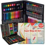 KIK Výtvarná sada na malování 168 ks černá – Zboží Dáma