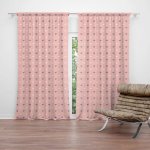 Sablio Závěs Srdíčka na růžové: 2ks 140x250cm – Hledejceny.cz