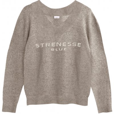 Dámský pletený svetr s podílem vlny světle hnědá – Zbozi.Blesk.cz