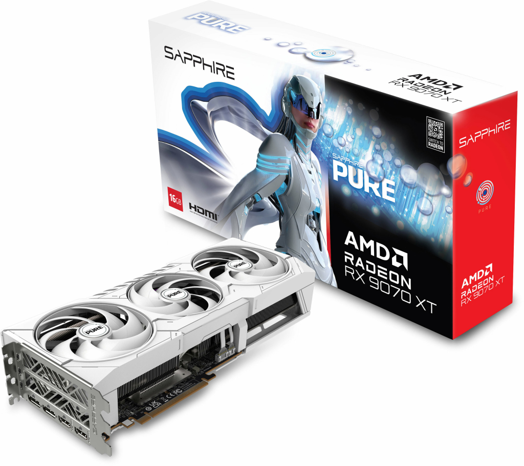 Sapphire PURE Radeon RX 9070 XT 16GB 11348-02-20G