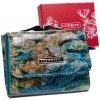 Peněženka Lorenti Dámská kožená kabelka s barevným potiskem