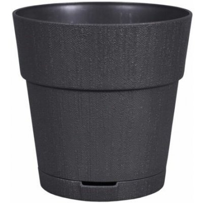 květ. d25xh25cm ETHICA GRAFIT+miska – Hledejceny.cz